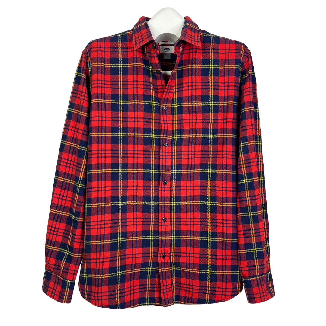 Wrangler 2XL Flannel Shirt Jacket Shacket Hooded Lined Red Plaid Button Up