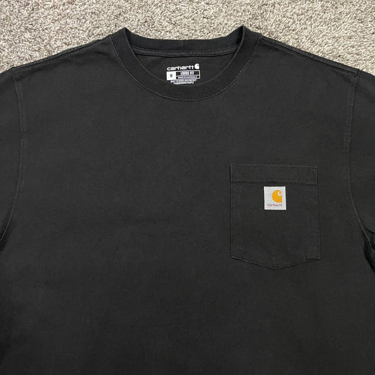 Carhartt K87 Loose Fit Heavyweight Pocket T-Shirt Black Men's Medium M Workwear