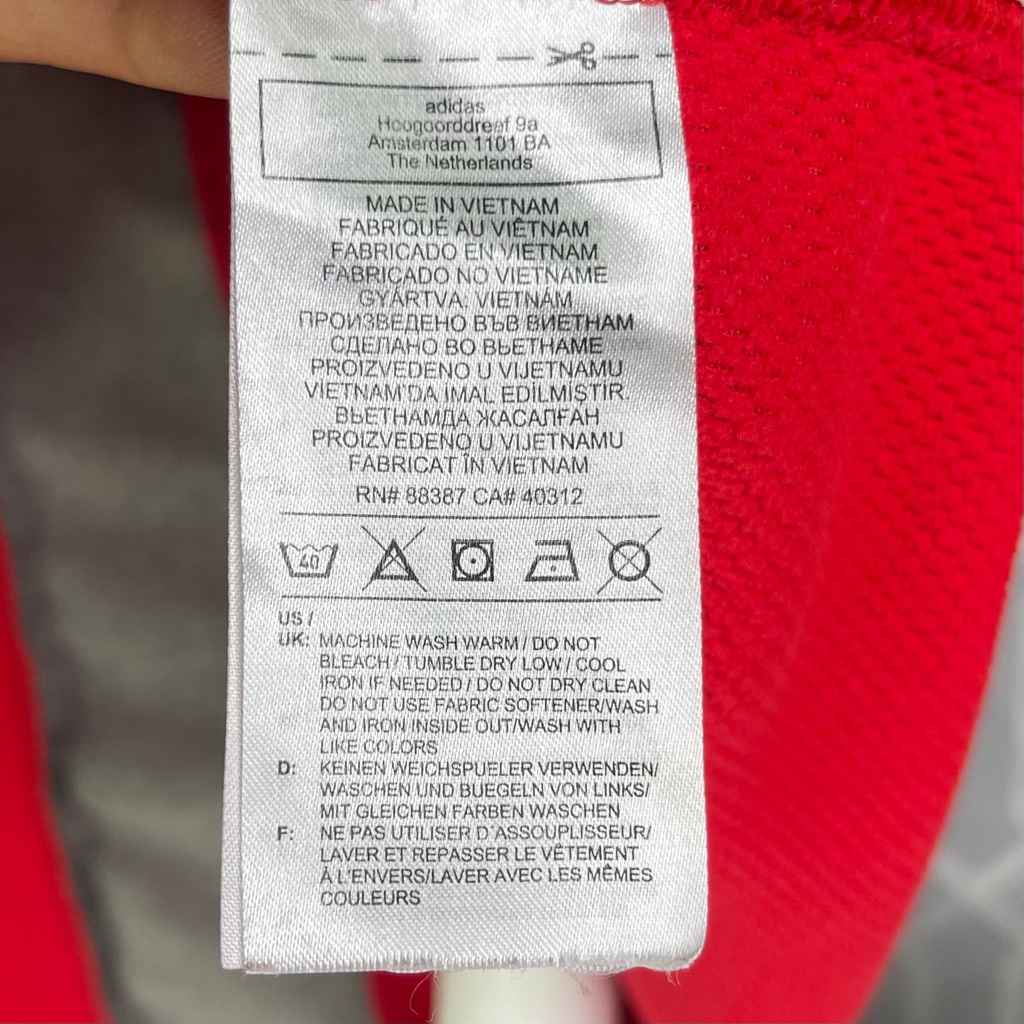 Adidas Men's Large L Baseball Dugout Fleece Pullover Sweatshirt Red Gray CY2057