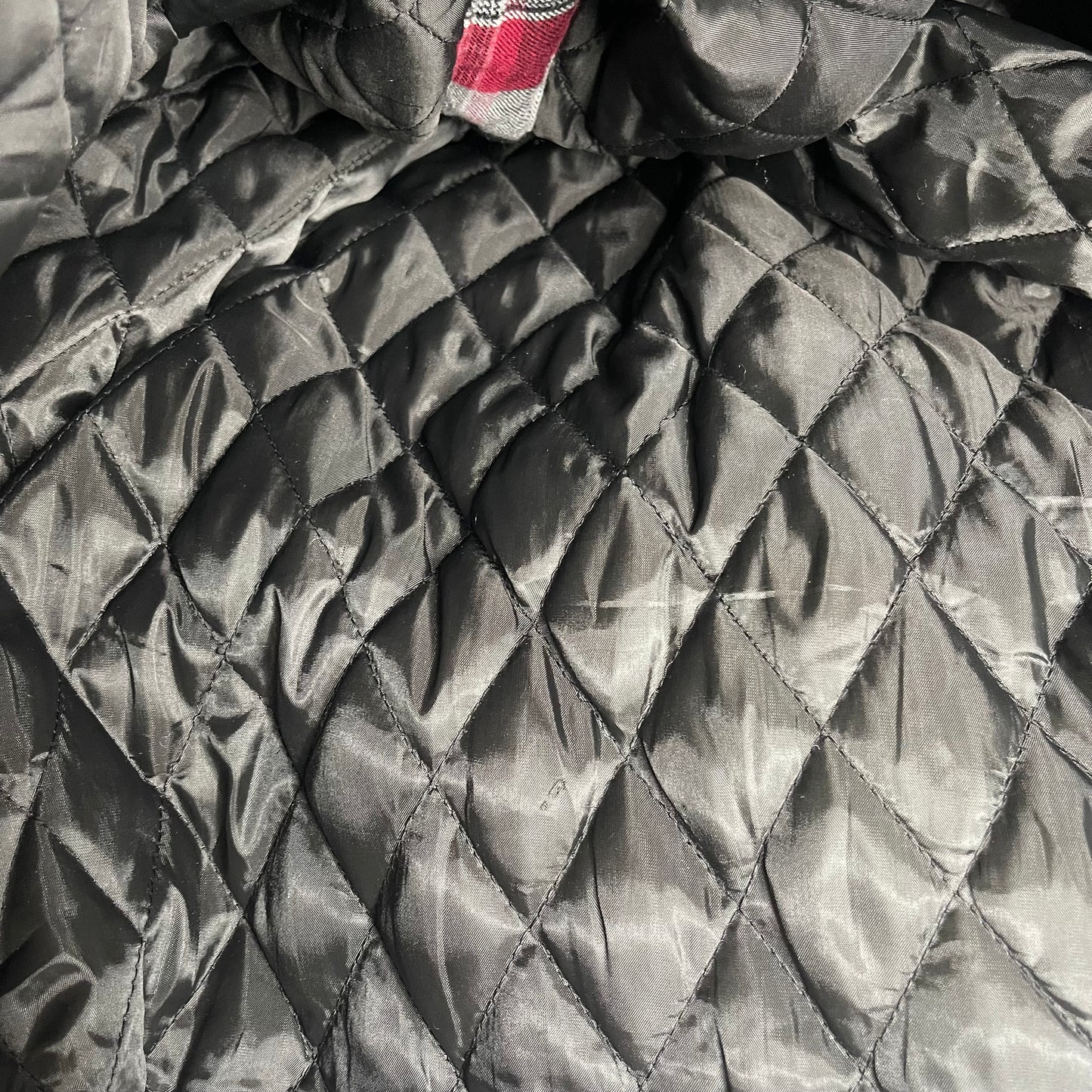 Wrangler 2XL Flannel Shirt Jacket Shacket Hooded Lined Red Plaid Button Up