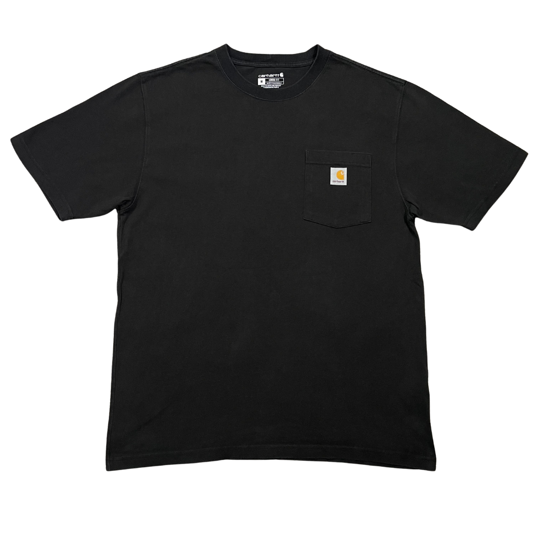 Carhartt K87 Loose Fit Heavyweight Pocket T-Shirt Black Men's Medium M Workwear